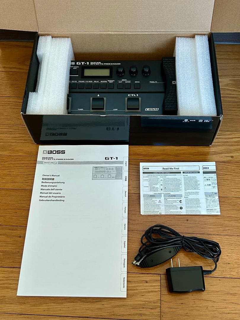 BOSS GT-1 ギター マルチエフェクター 純正アダプター付き