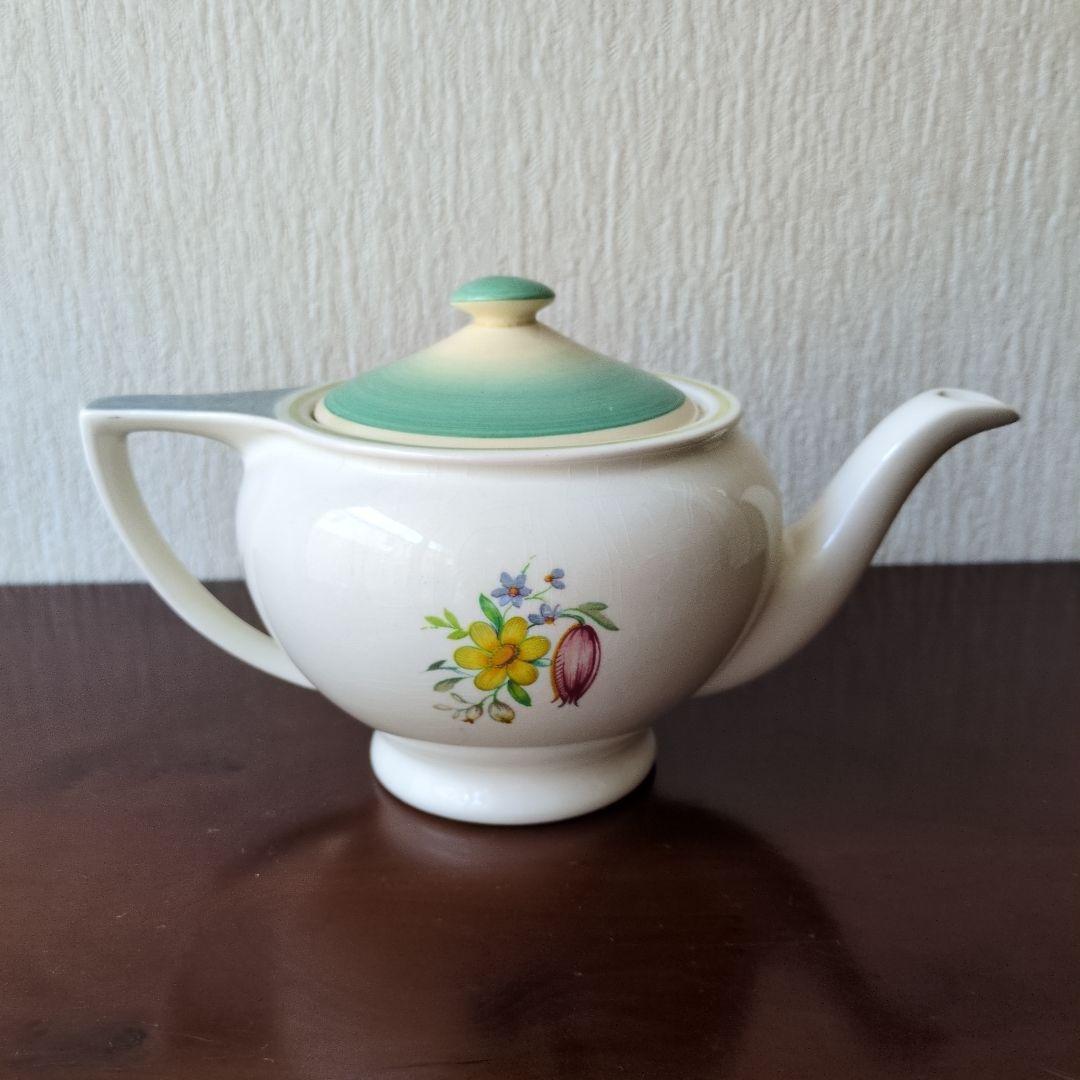 難＊スージークーパー＊スワンシープレイシュガー、クリーマー、ジャム、ティーポット