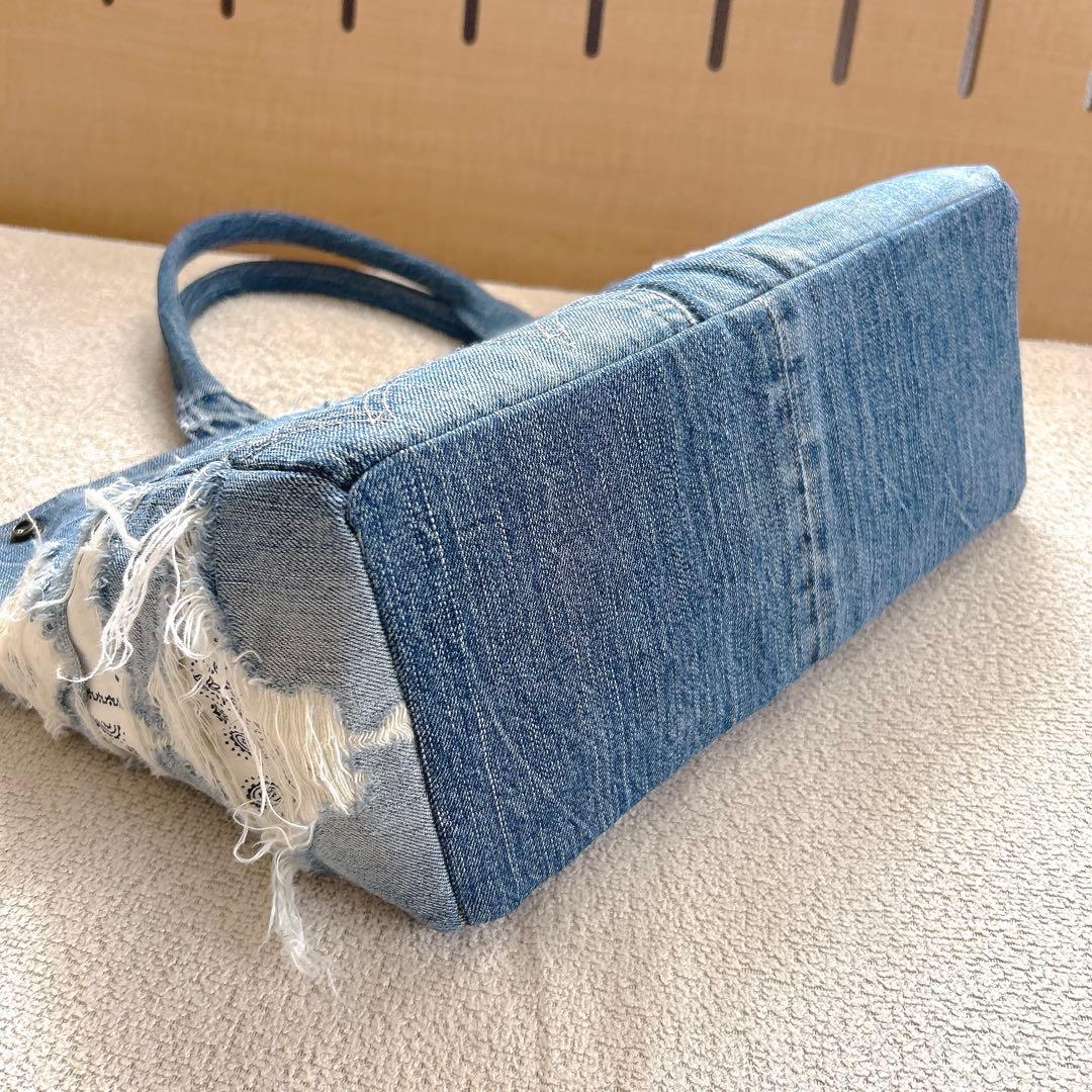 ♡お値下げします♡さまオーダー。サイドボタンデニムリメイクトートバッグ、他一点