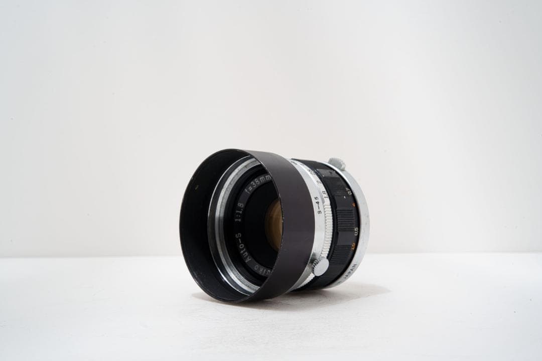 【美品フード付】OLYMPUS F.Zuiko Auto-S 38mm F1.8