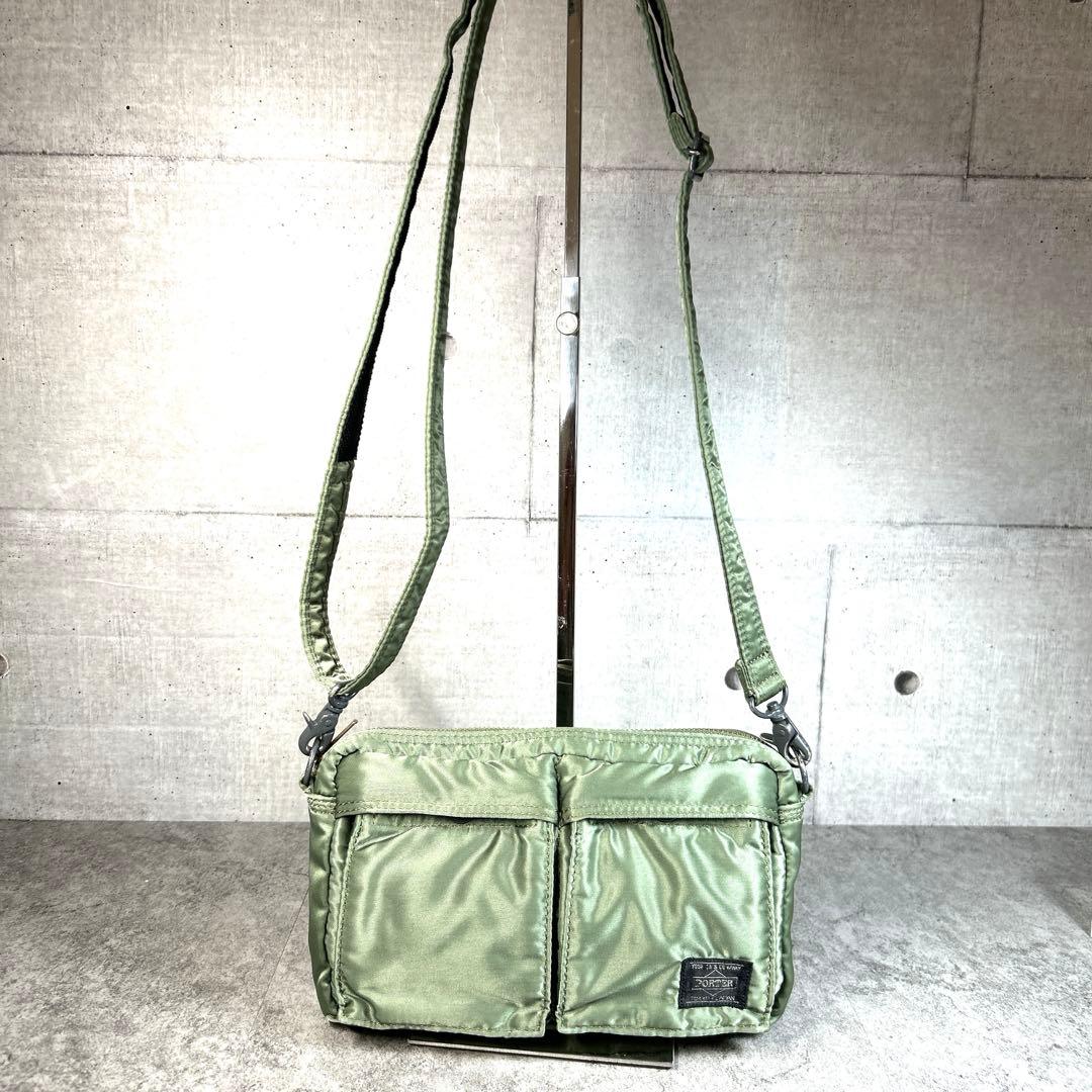 激レア【POTER】タンカー/ショルダーバッグ/クロスボディー/カーキ/廃盤品/