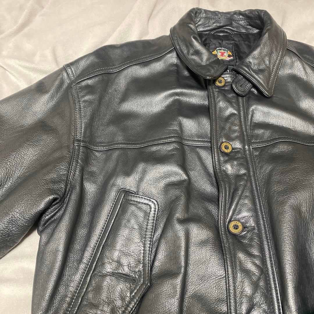 90s ixiz 牛革　本革レザージャケット