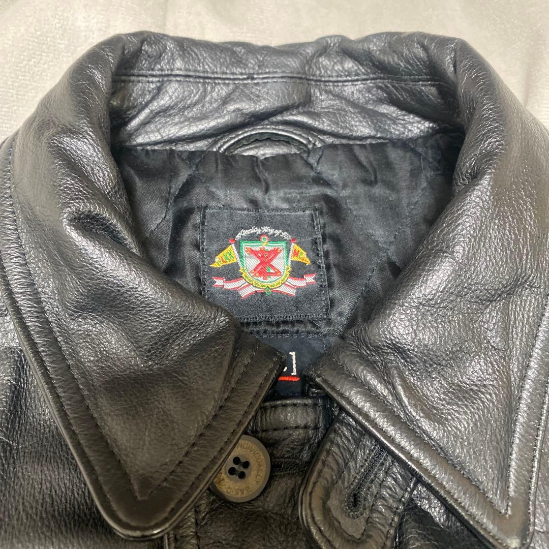 90s ixiz 牛革　本革レザージャケット