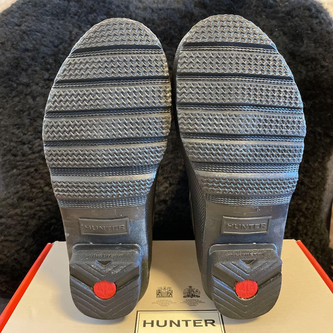 HUNTERハンター レインブーツ サイドゴア　BLACK