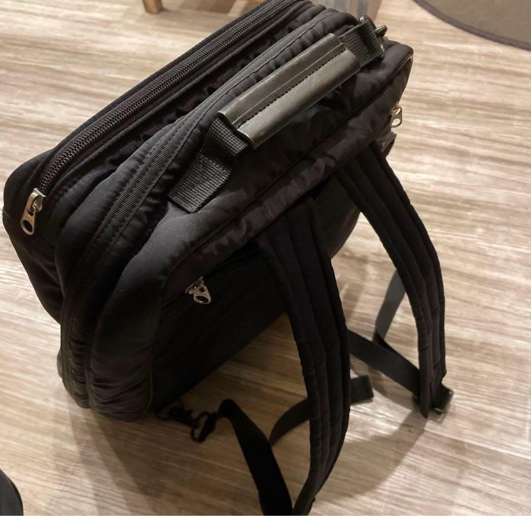 美品　ポーター ビジネスバッグ　3WAYブリーフケース 多機能 黒