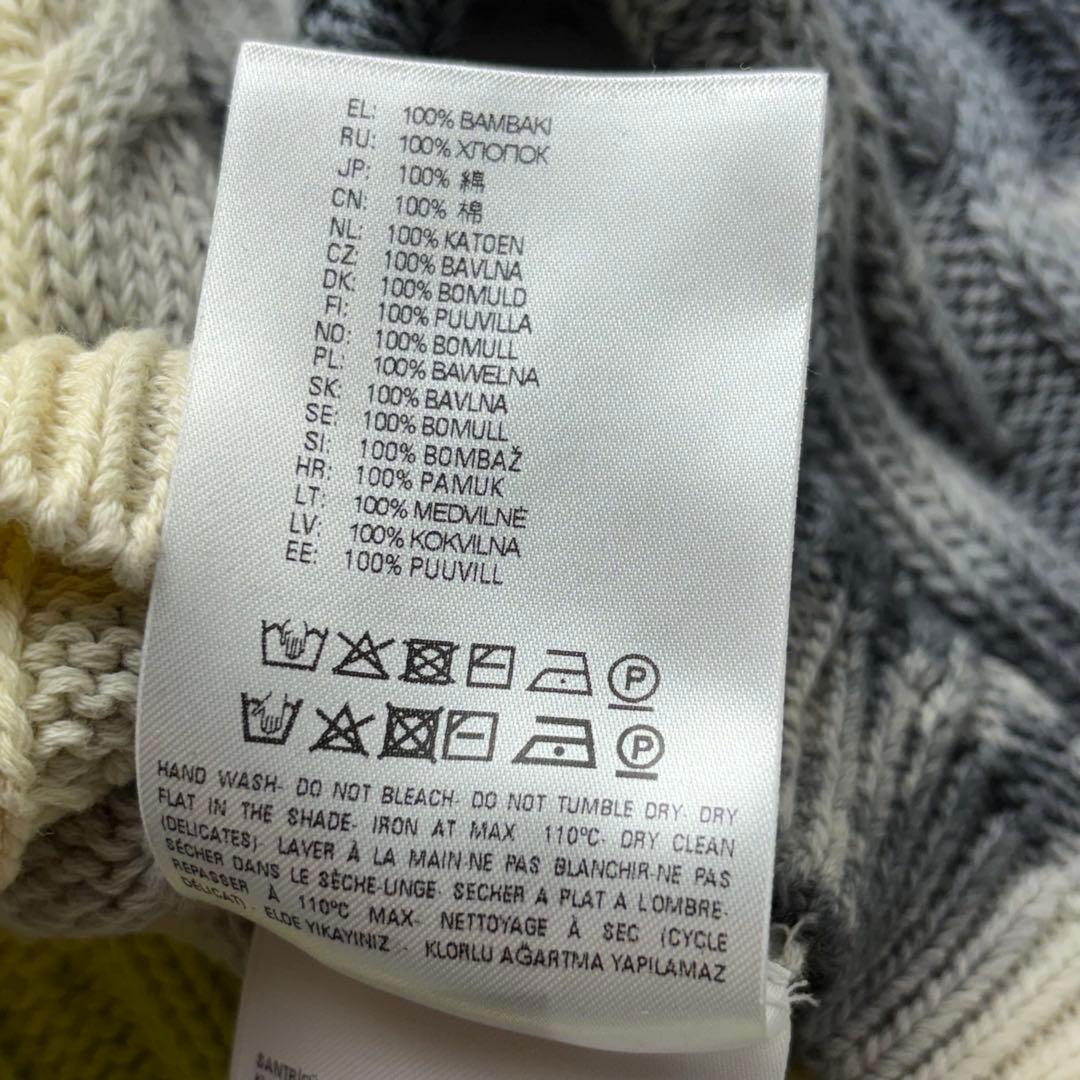 新品未使用タグ ディーゼル イタリア製 クロップドニット せいらさん着用モデル