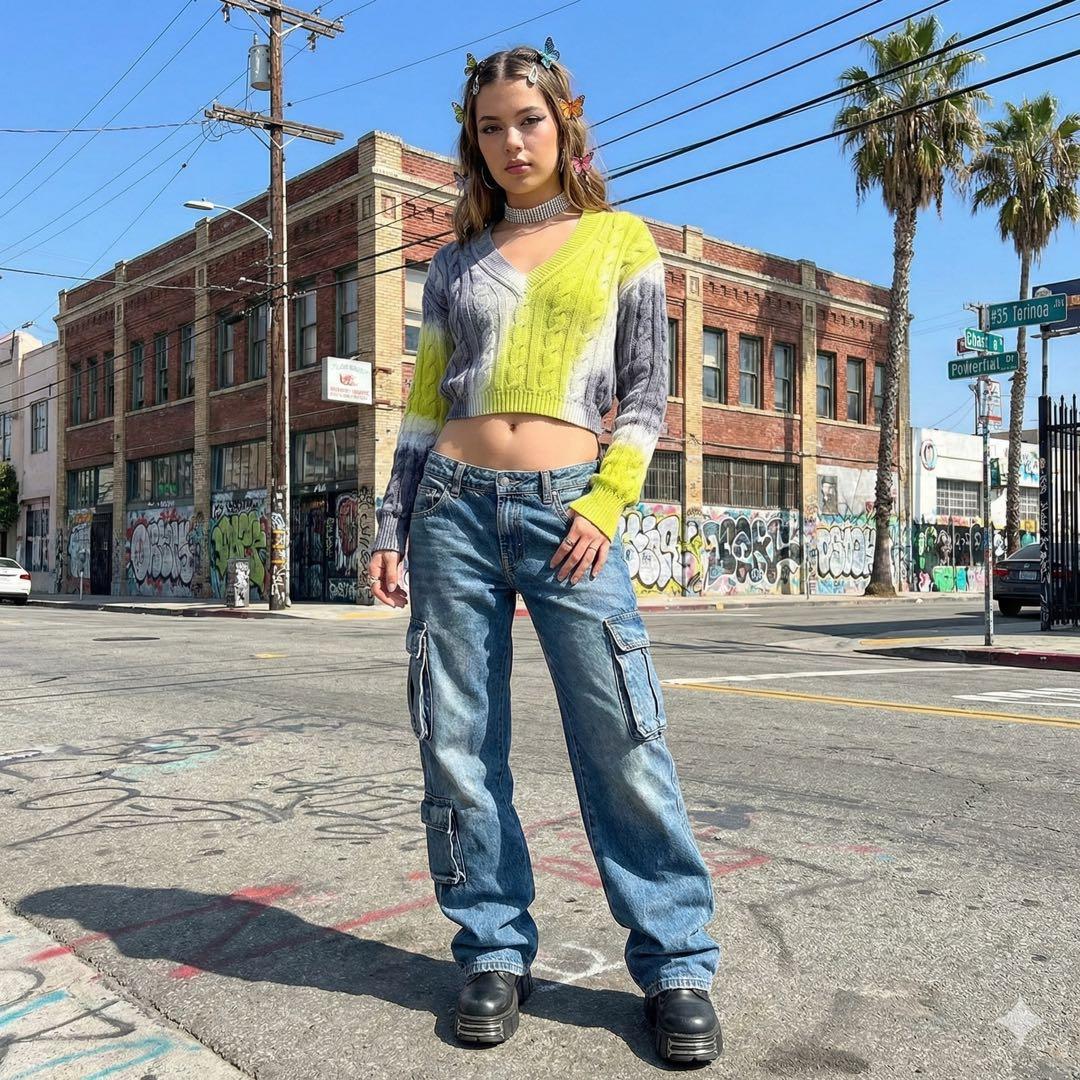 新品未使用タグ ディーゼル イタリア製 クロップドニット せいらさん着用モデル