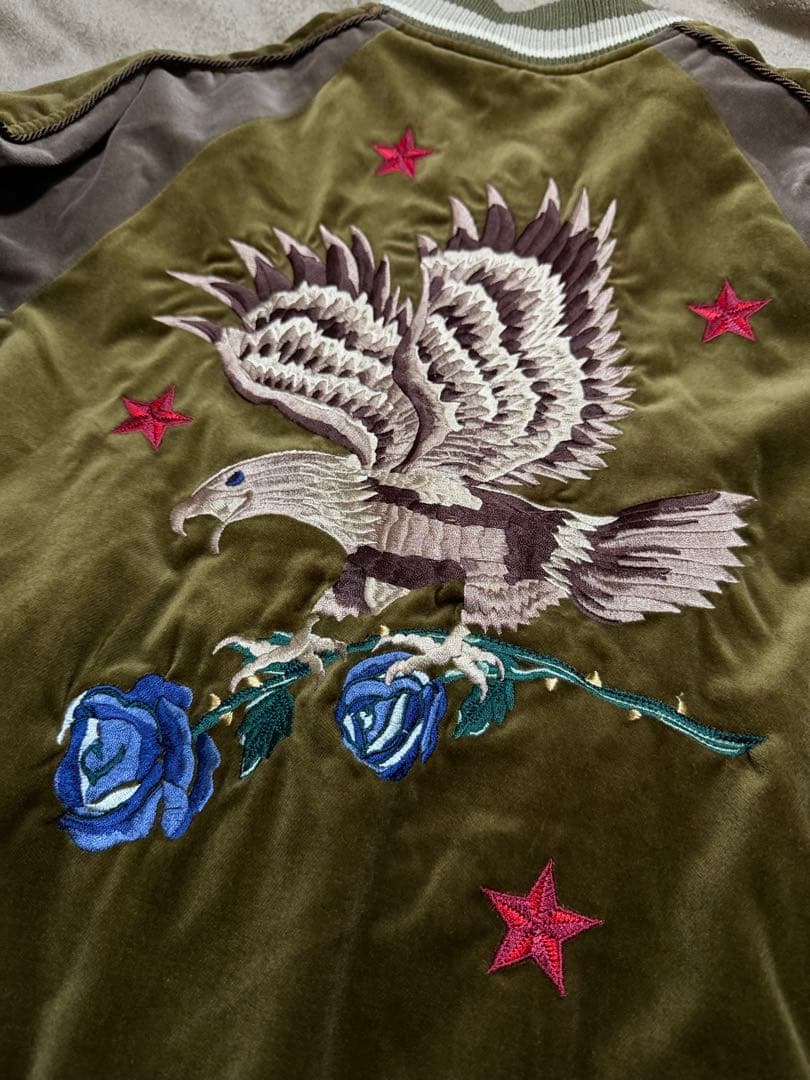 ２面用 別珍 DIET BUTCHER 鷲 日本限定 スカジャン vintage