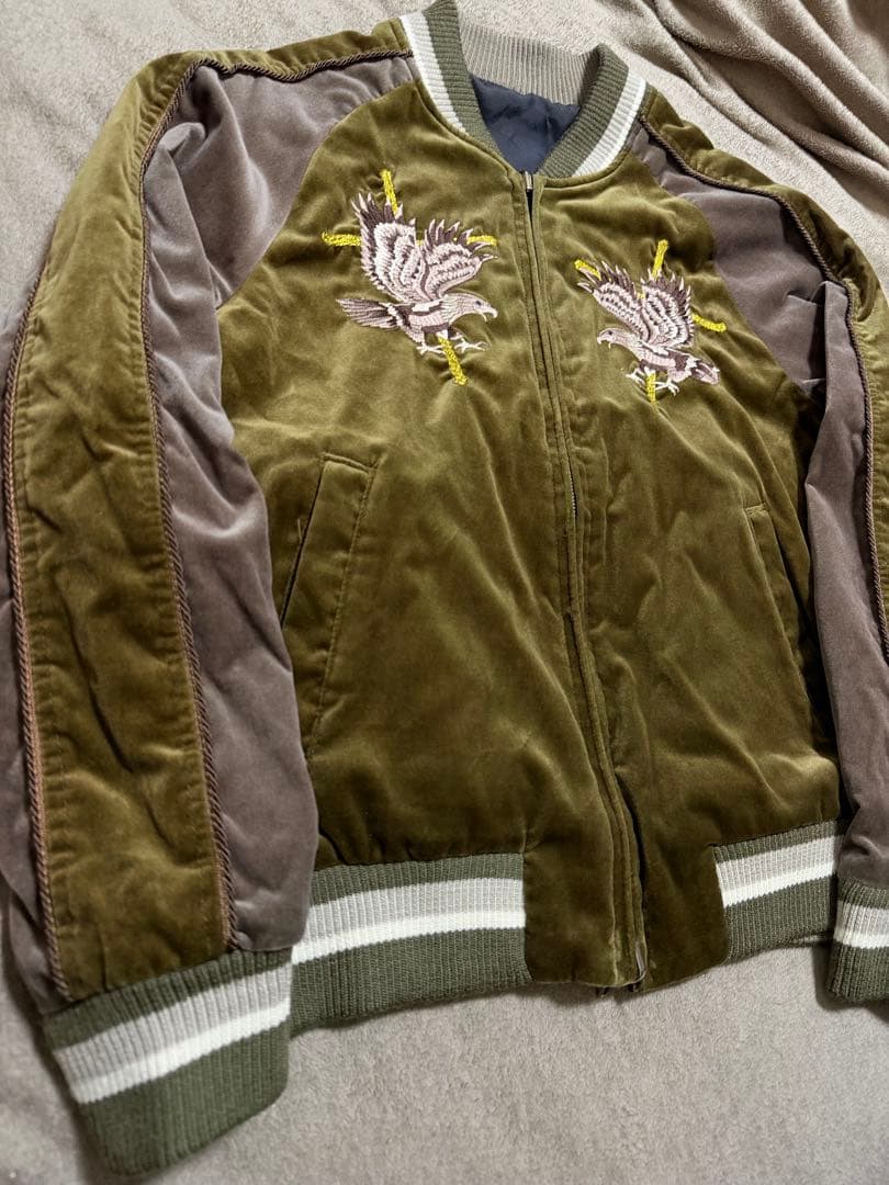 ２面用 別珍 DIET BUTCHER 鷲 日本限定 スカジャン vintage