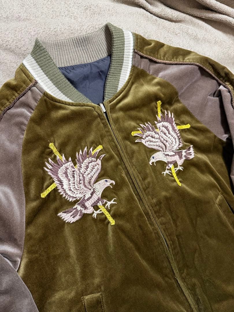 ２面用 別珍 DIET BUTCHER 鷲 日本限定 スカジャン vintage