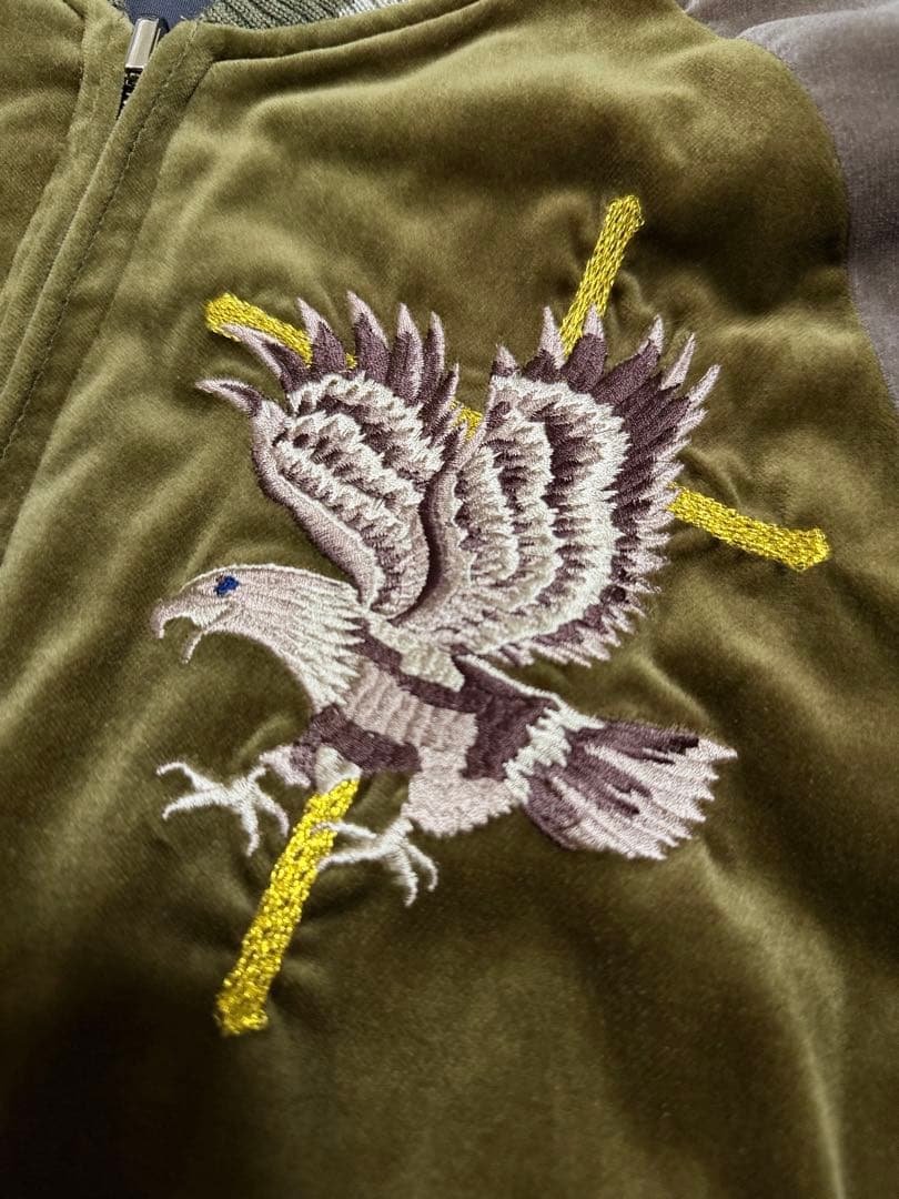 ２面用 別珍 DIET BUTCHER 鷲 日本限定 スカジャン vintage