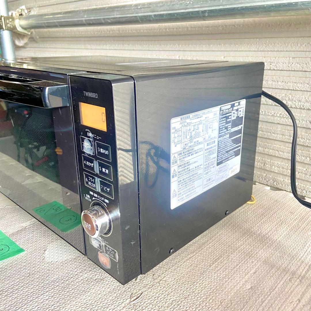 【多機能】ツインバード トーストグリルOk オーブンレンジ 電子レンジ ブラック
