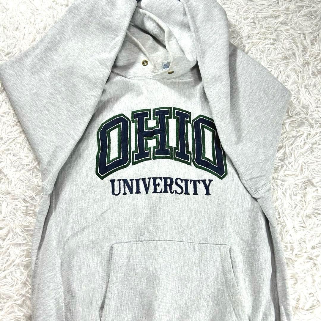 希少✨champion リバースウィーブ 90s XXL カレッジロゴ　パーカー