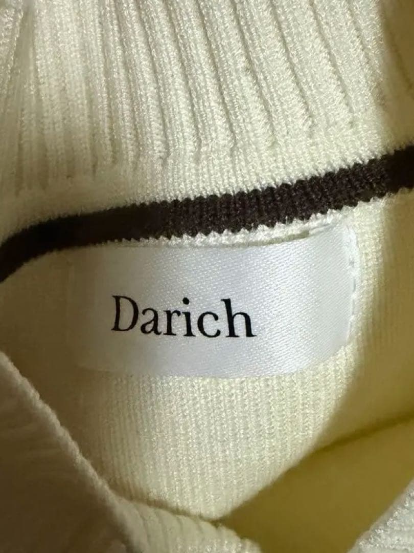 ダーリッチ　レイヤードライクロゴニットトップス