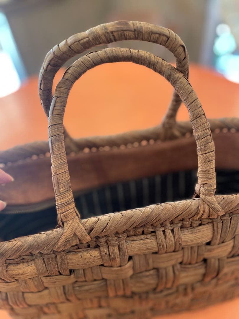 山形産　山葡萄の蔓で編んだバッグ