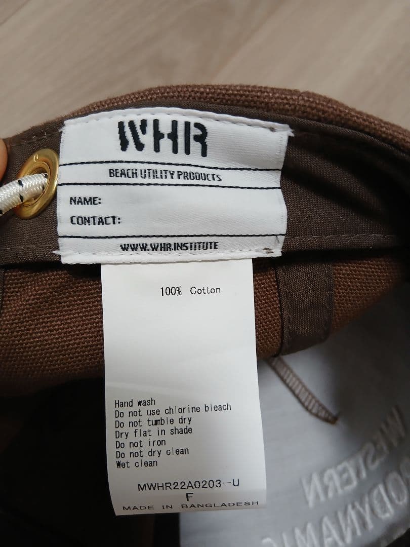 WESTERN HYDRODYNAMIC RESEARCH キャップ WHR