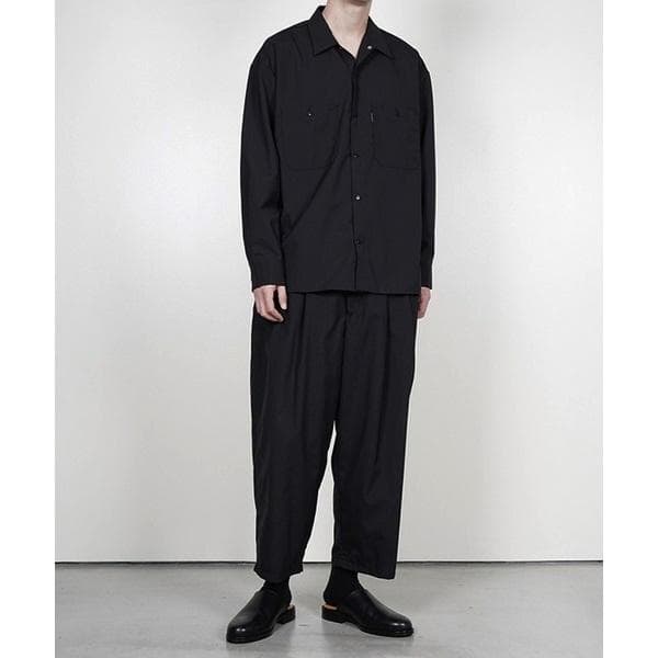 希少美品 COOTIE × Name. リップストップ ワークシャツ ブラックL