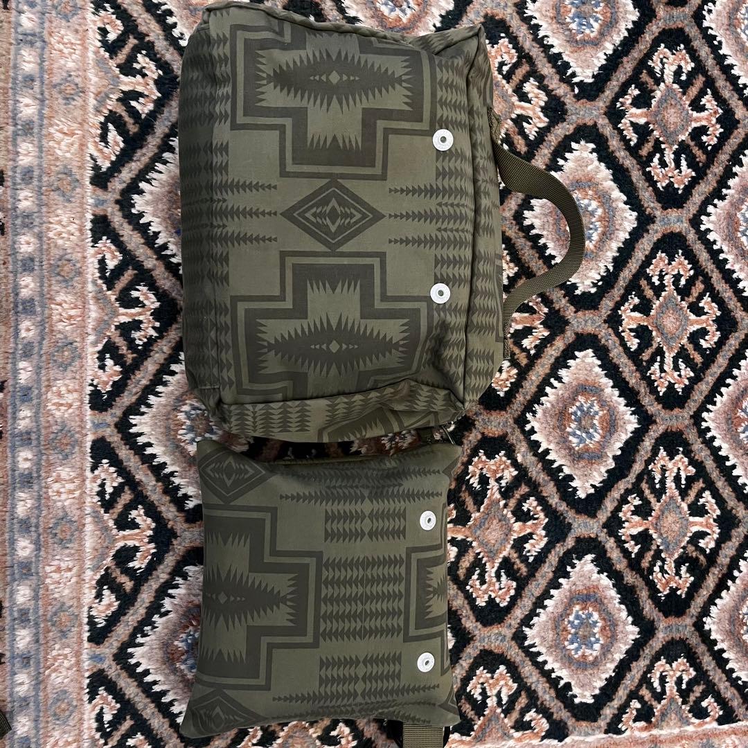 美品【PENDLETON × MARIE INABA】　マザーズバッグ　カーキ