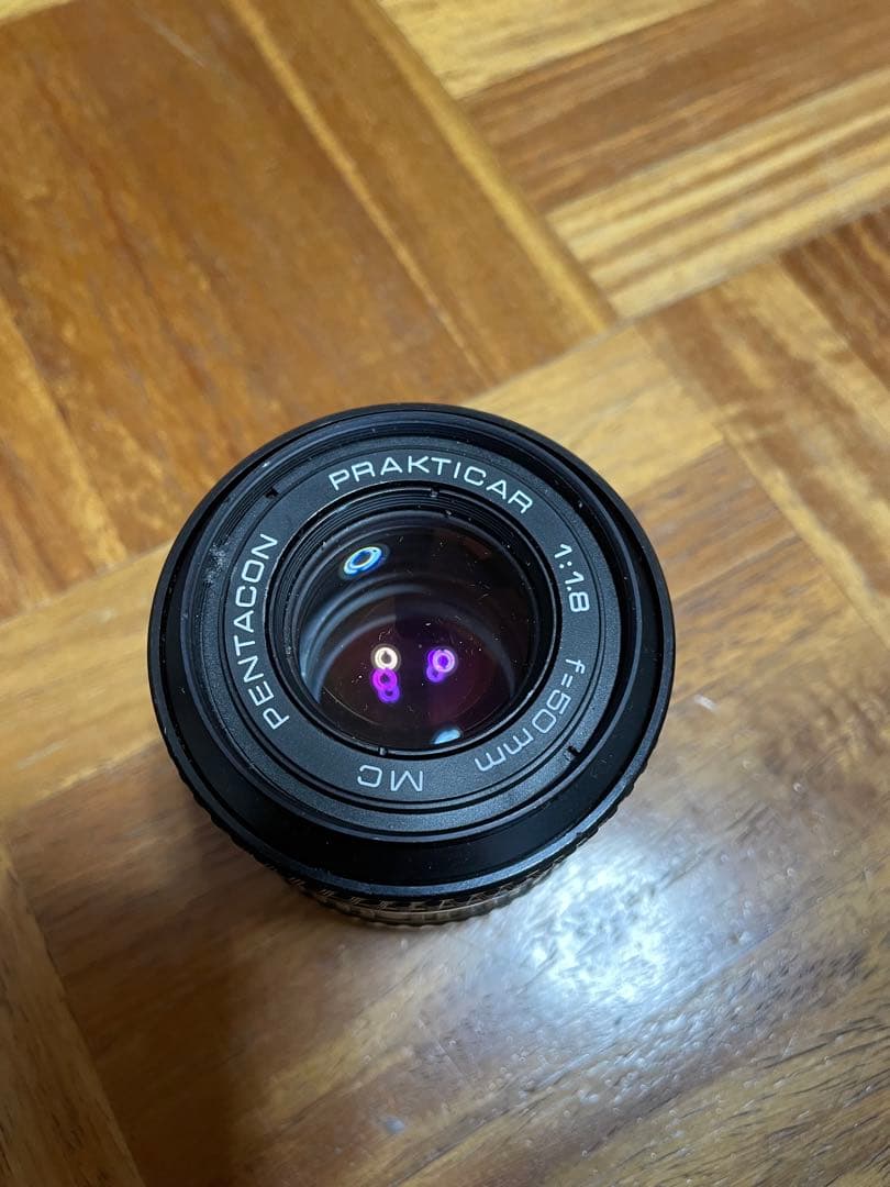 PENTACON PRAKTICAR 50mm f/1.8 M4/3アダプター付