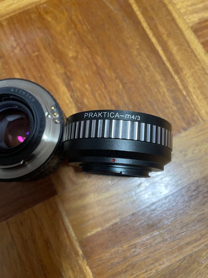 PENTACON PRAKTICAR 50mm f/1.8 M4/3アダプター付
