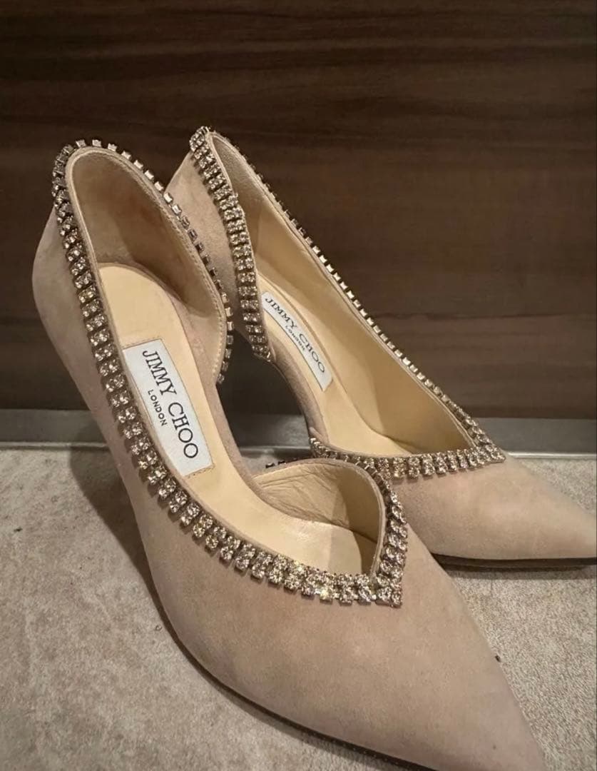 JIMMY CHOO スエード パンプス