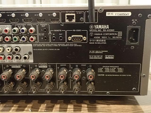 Yamaha 高級AVアンプ アヴェンタージュRX-A1060　快調・付属も多彩