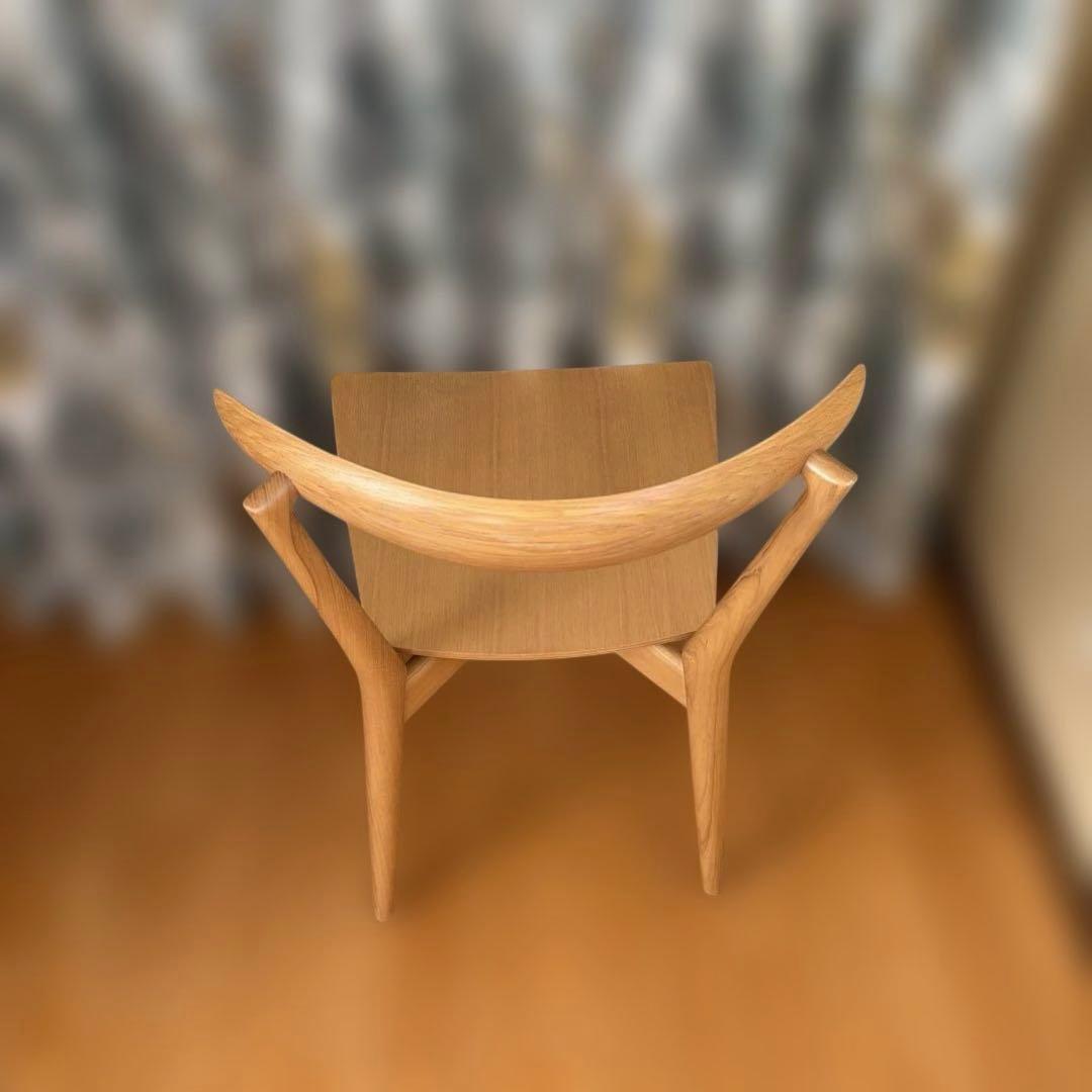 椅子　カンディハウス　エクリプスシリーズ　木製シンプルモダンチェア　たのメル便