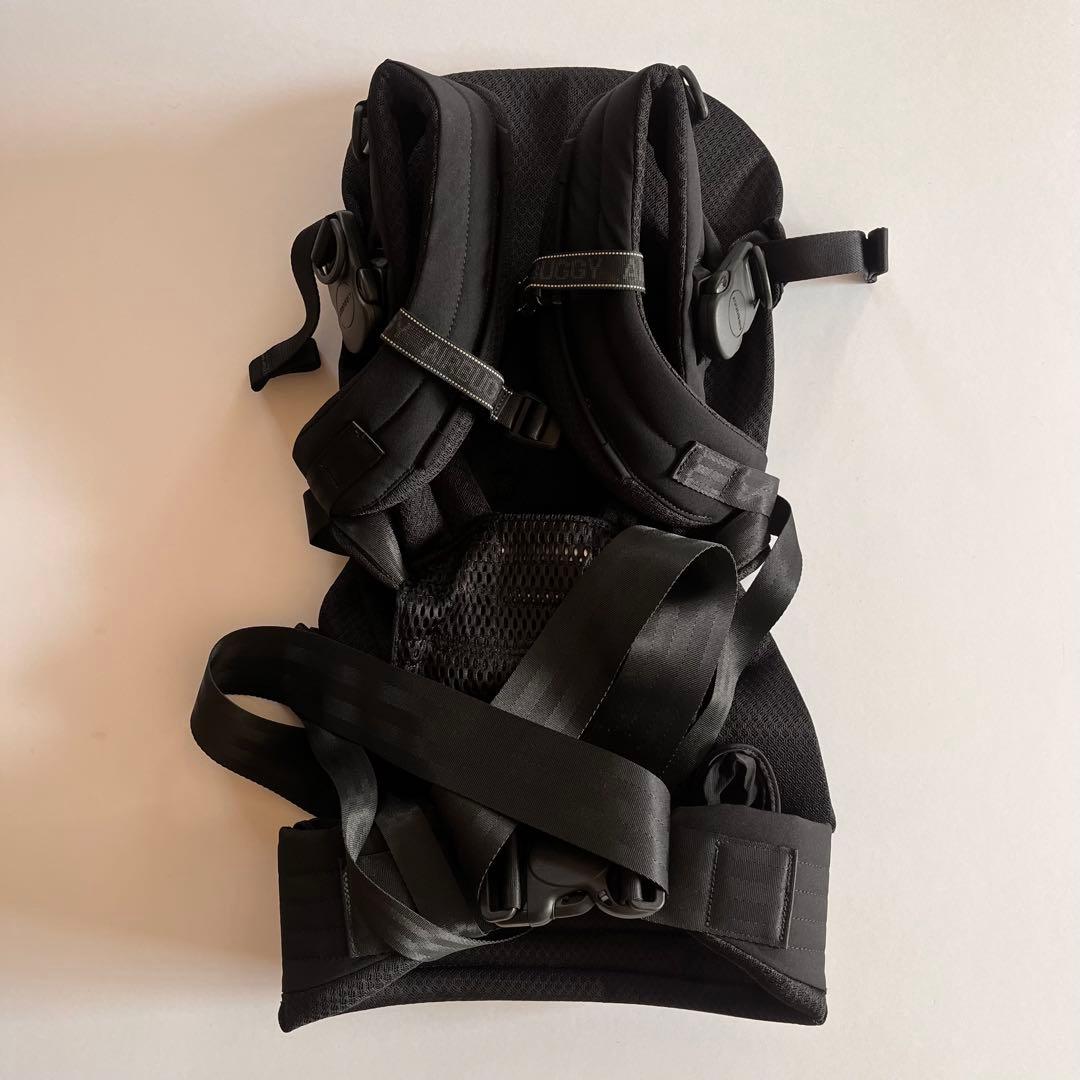 新品未使用A.B.C. エアバギーベビーキャリア・メッシュカバー付き/ブラック