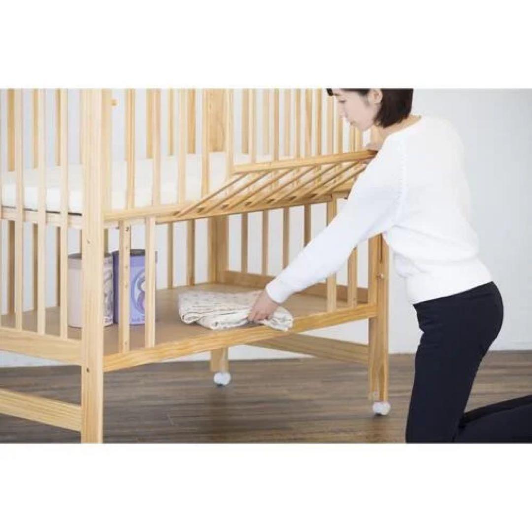 カトージ　ベビーベッド　ハイシートベビーベッド