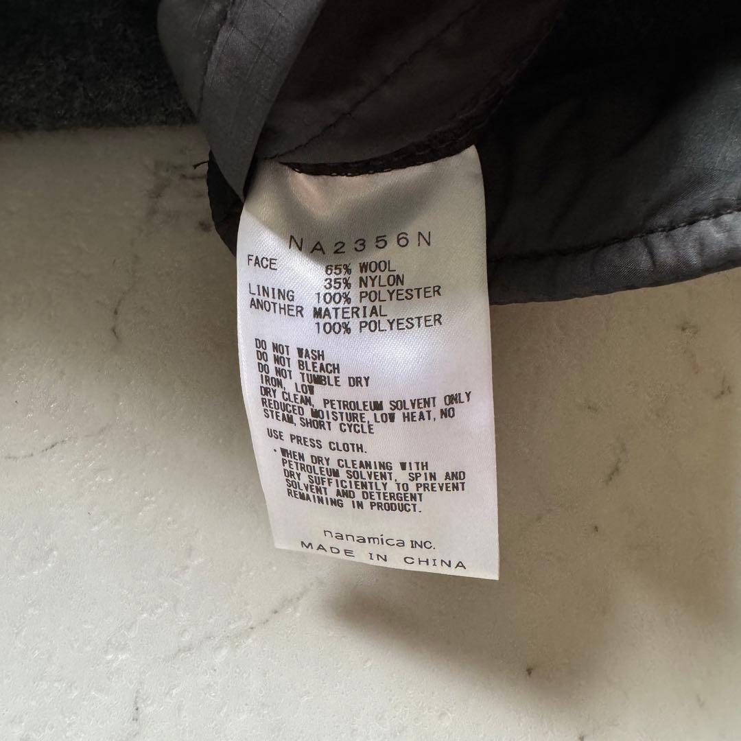 【新品】ノースフェイスパープルレーベル 23aw ウールウインドストッパーコート