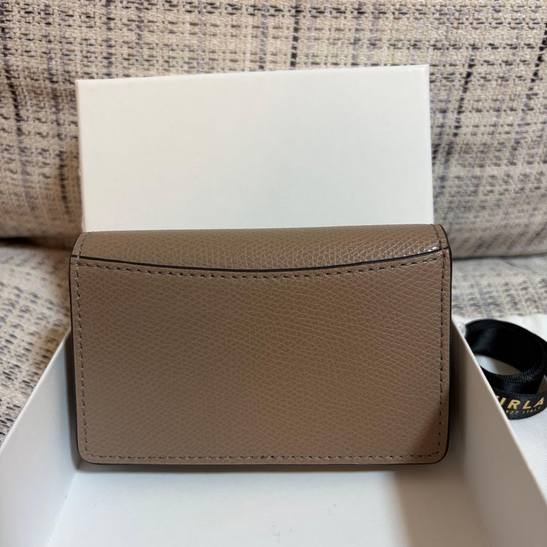 FURLA フルラ 名刺入れ カードケース グレージュ