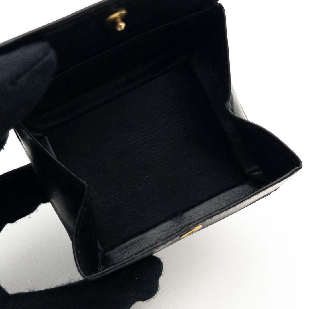 【上美品】ルイヴィトン　ポルトモネボワット　エピ　ケース　小銭入れ　黒