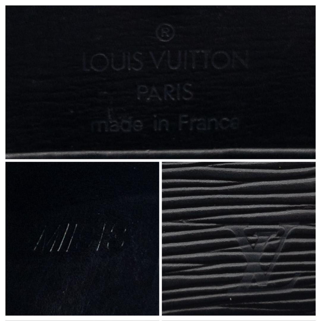 【上美品】ルイヴィトン　ポルトモネボワット　エピ　ケース　小銭入れ　黒