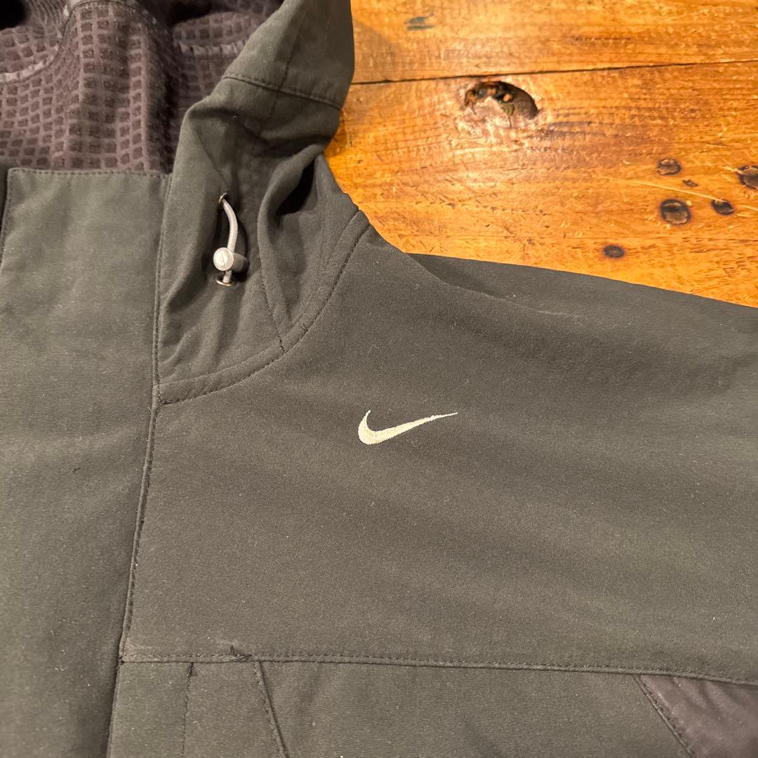 希少 00's y2k NIKE SPHERE PRO L ナイロンパーカー 黒