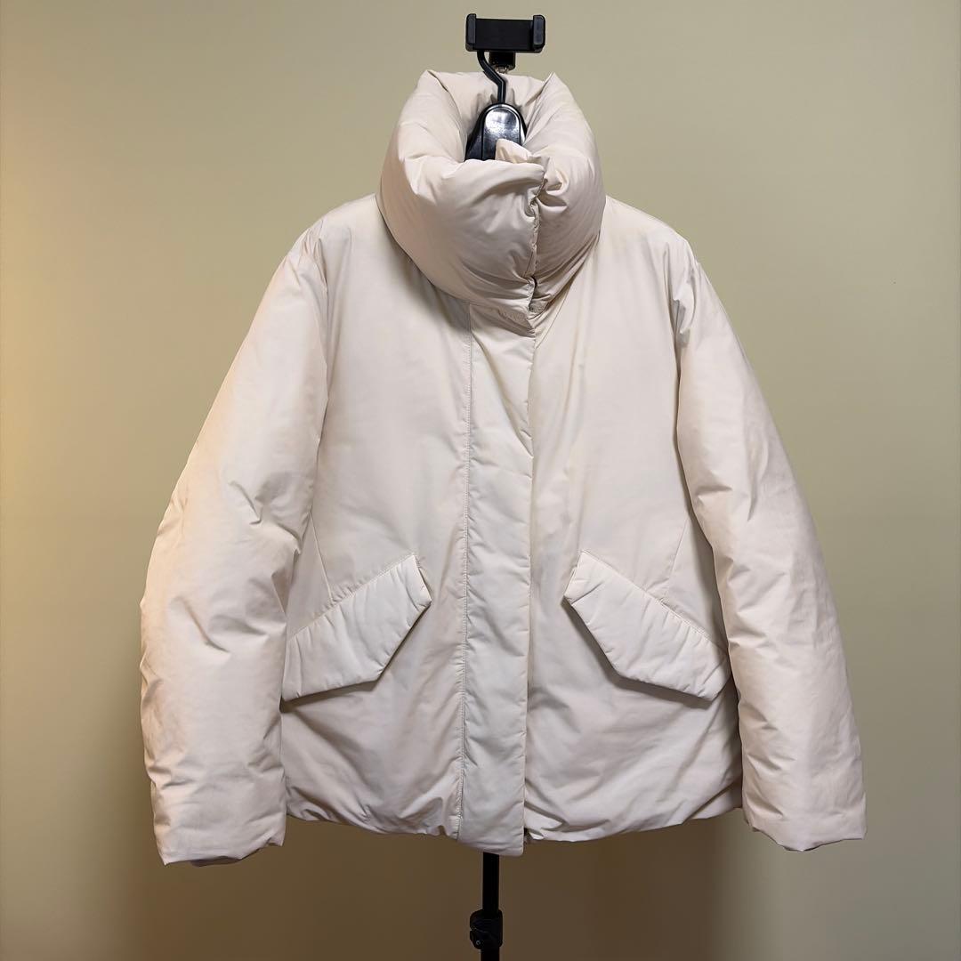 ウールリッチ ラグジュアリー コクーン ジャケット ダウン ミルキークリーム S