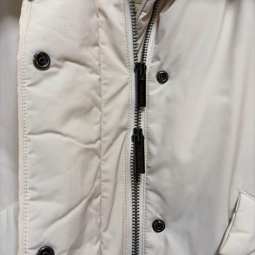 ウールリッチ ラグジュアリー コクーン ジャケット ダウン ミルキークリーム S