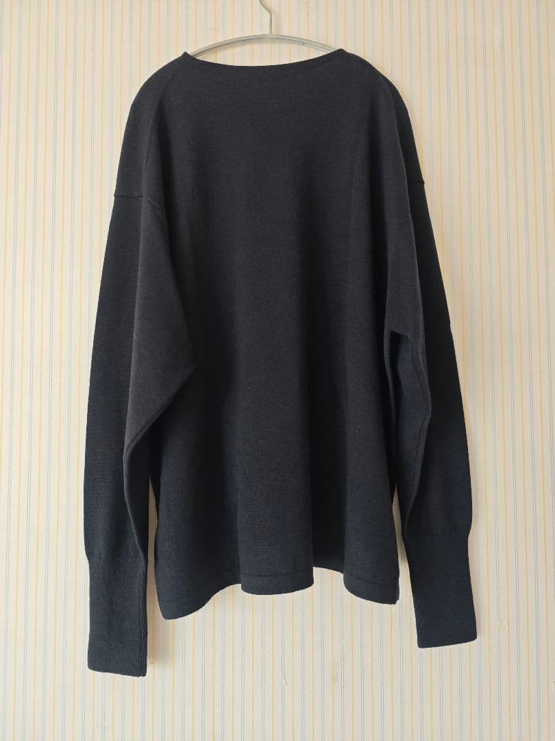 【タグ付き未使用】24AW コモリ カシミヤコモリニット ネイビー