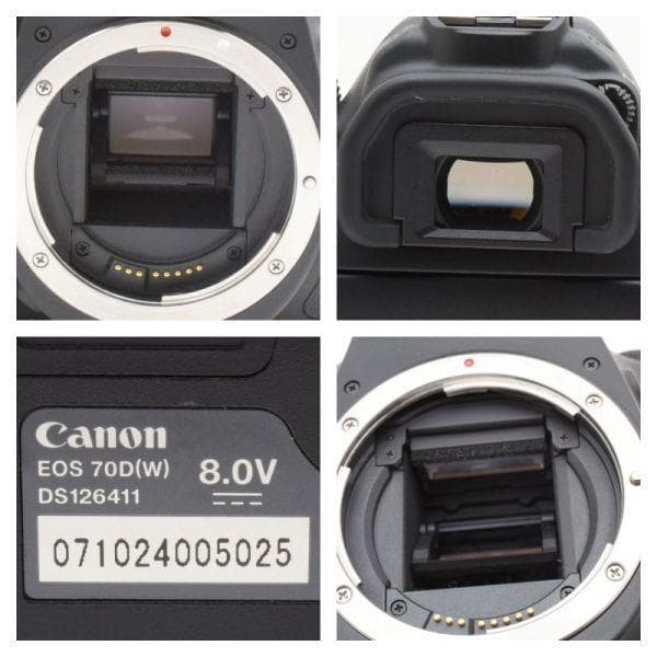 キャノン Canon EOS 70D ボディ 予備バッテリー付き ＃3399
