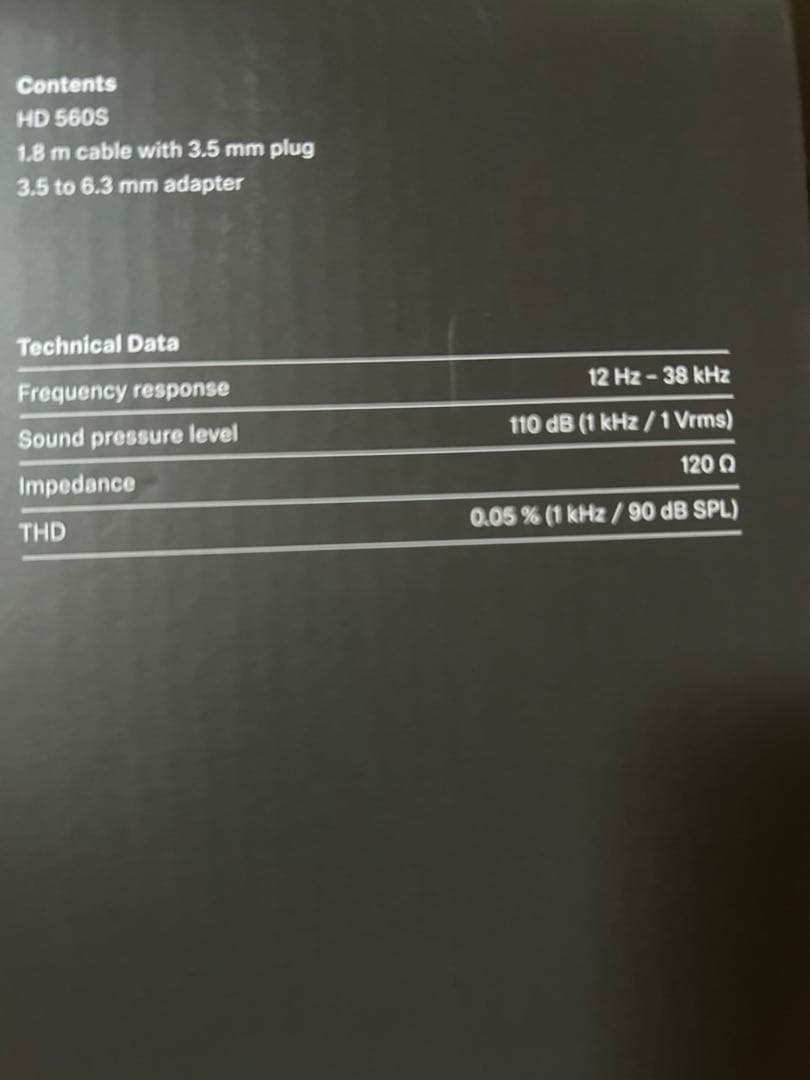 (美品)ゼンハイザー　SENNHEISER HD560S