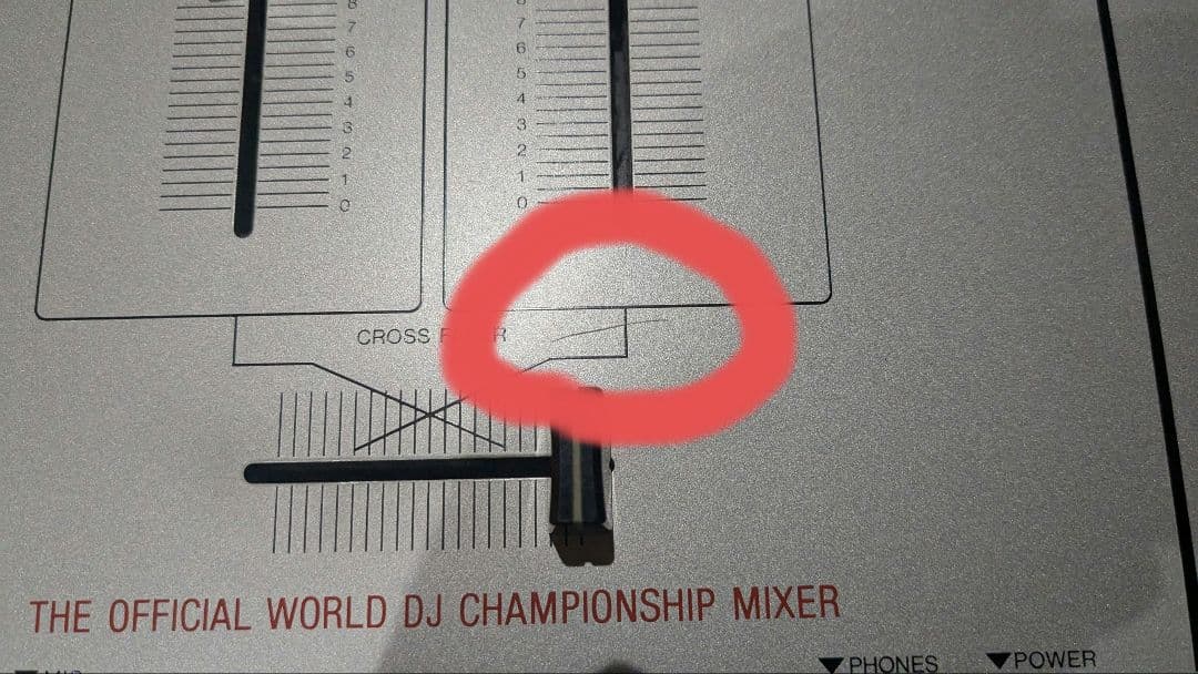 Technics SH-EX1200 DJミキサー 予備フェーダー付き