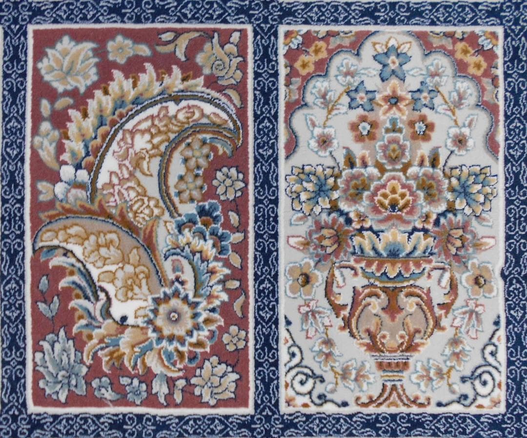 225万ノット！超高密度織 絨毯！本場 イラン産150×225cm‐200261
