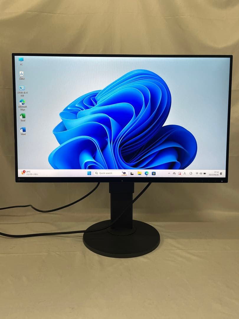 EIZO EV2750 27インチモニター　内蔵スピーカー有り 2K解像度