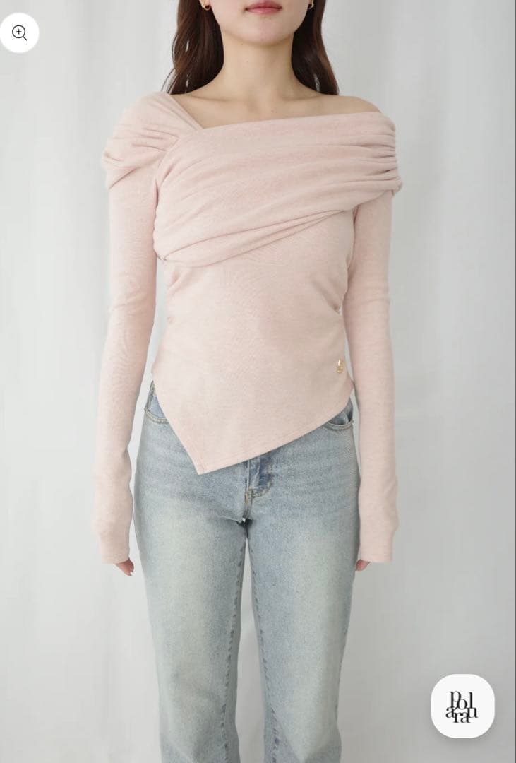 新品タグつき polaura 3wayクロスワンショルダートップス