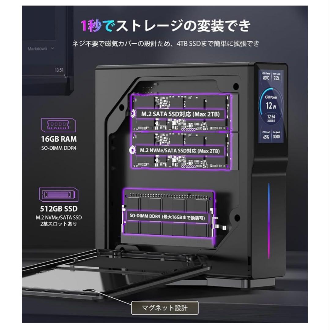 ミニpc 第12世代 n97【N150より速い】
