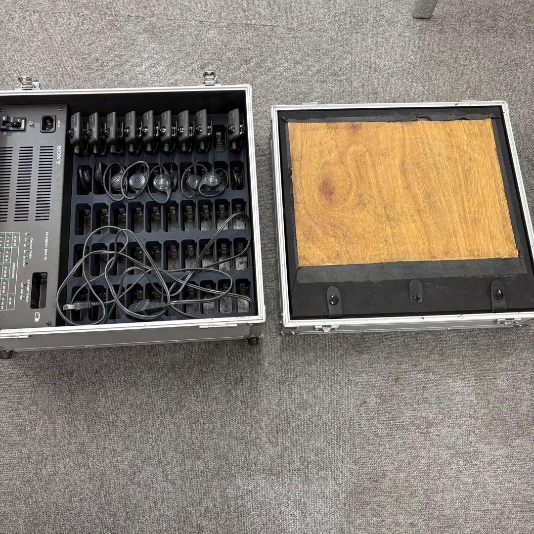 SONY SXA-75 充電器と赤外線受信機セット　会議システム インカム