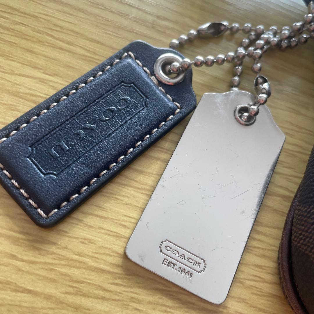 COACH ボディバッグ レザー ブラウン