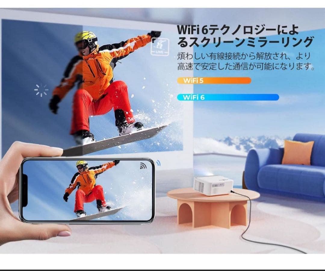【美品】プロジェクター Toptro X6 Android TV