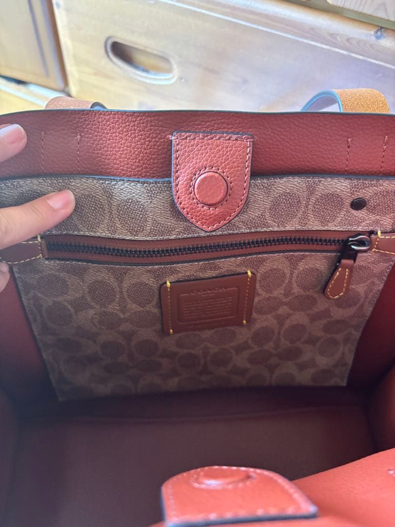 【新品】COACHコーチ リレー トート 34 ブルートートバッグ！女の子にも♪