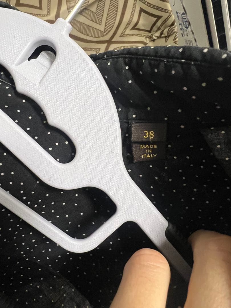 ルイ・ヴィトン ドット柄長袖シャツ