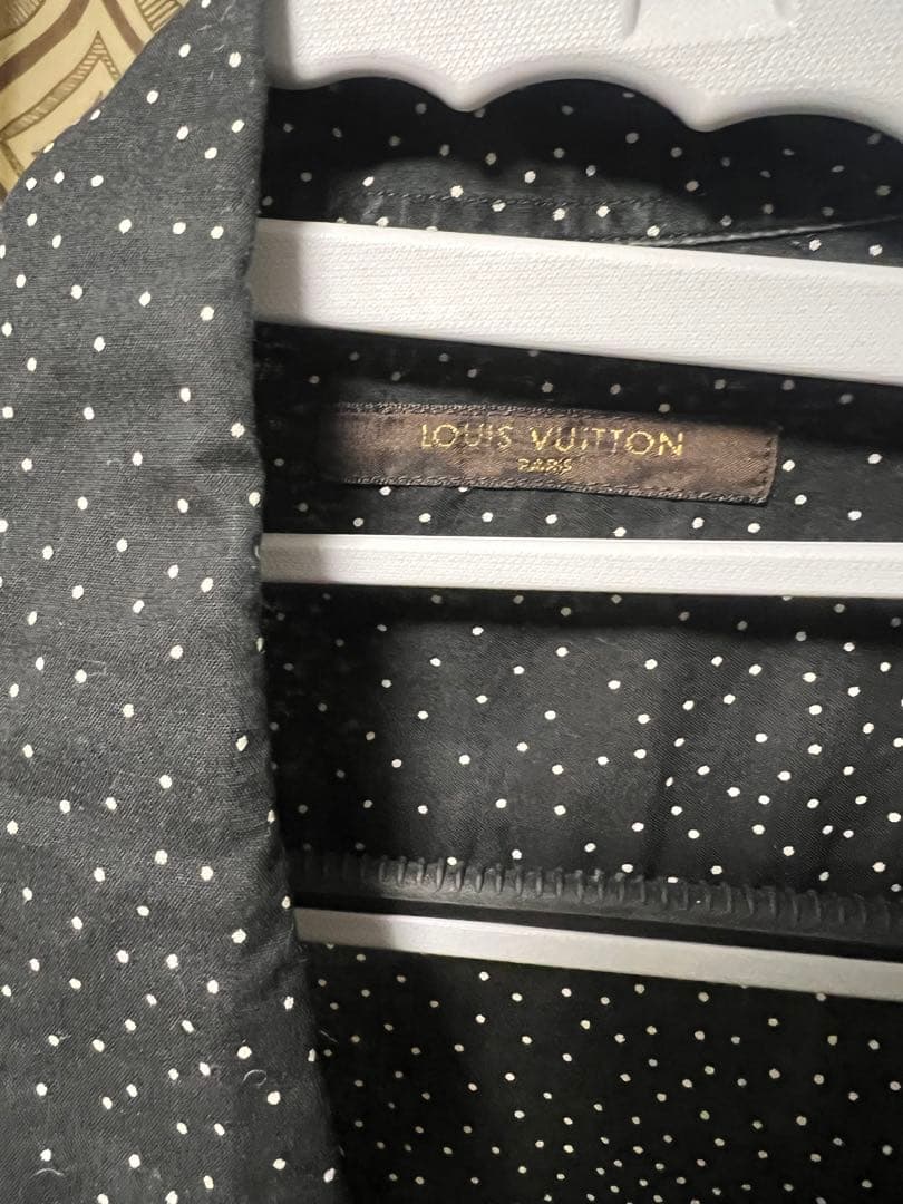 ルイ・ヴィトン ドット柄長袖シャツ